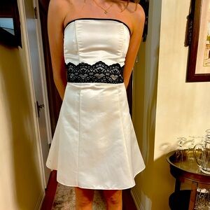 Strapless vintage Jessica MClintock dress